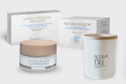 cosmetici packaging acqua degli dei mediterranean